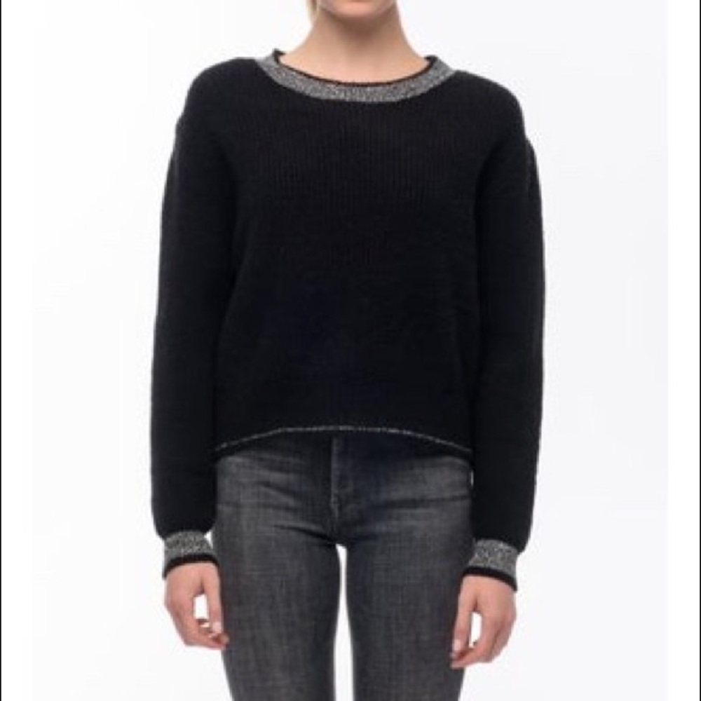 NEW! John + Jenn Black Crewneck Sweater - NWT